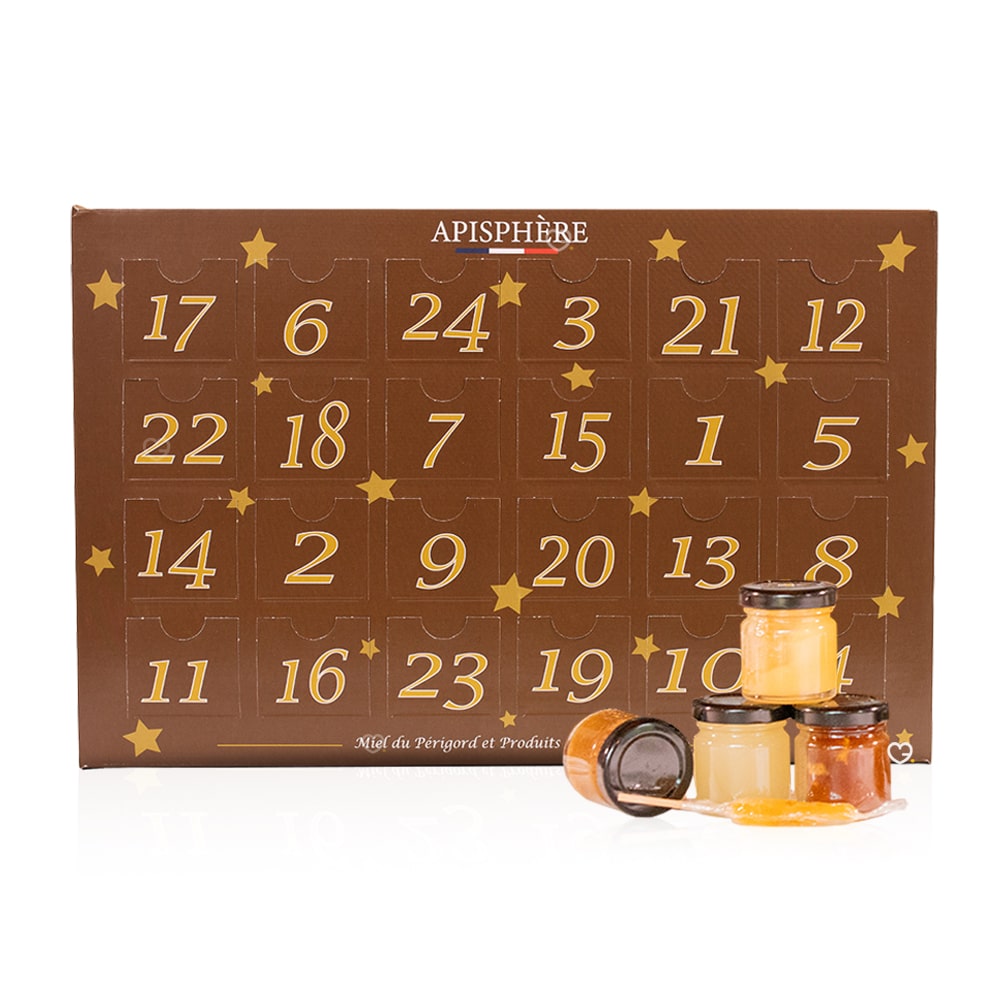 Calendrier de l'avent Miel Apisphère