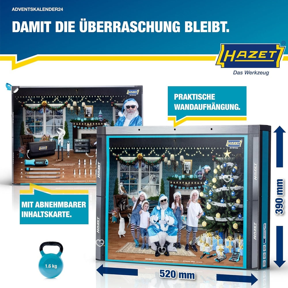 Calendrier de l'avent Hazet – Outils