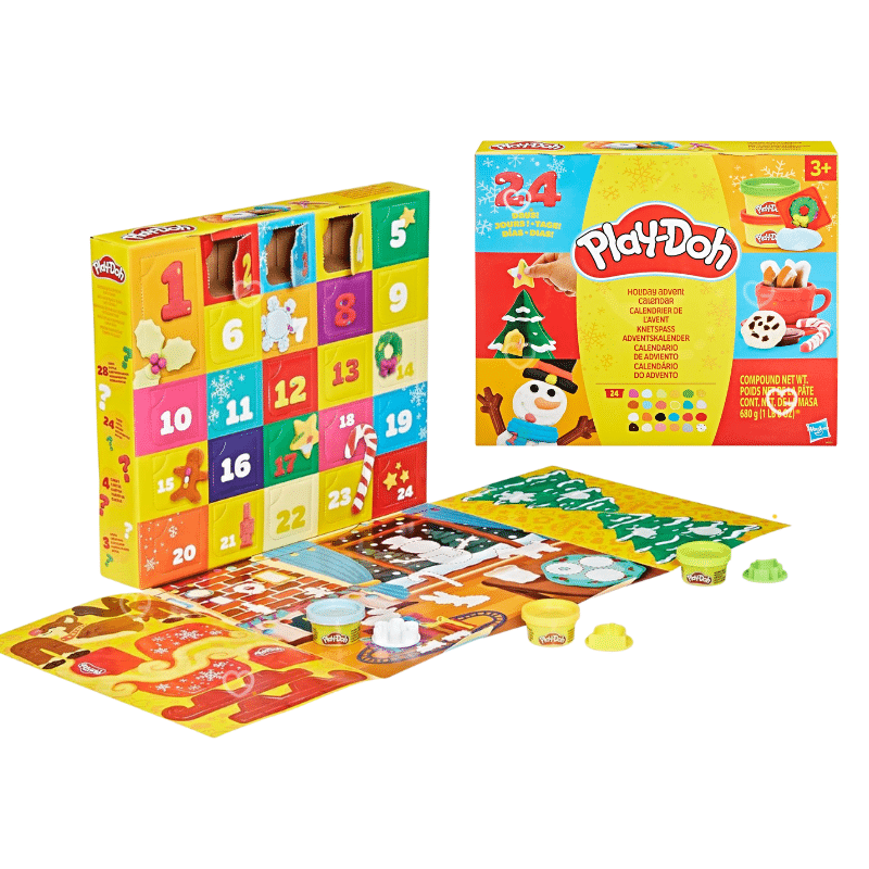 Calendrier de l'avent Play Doh