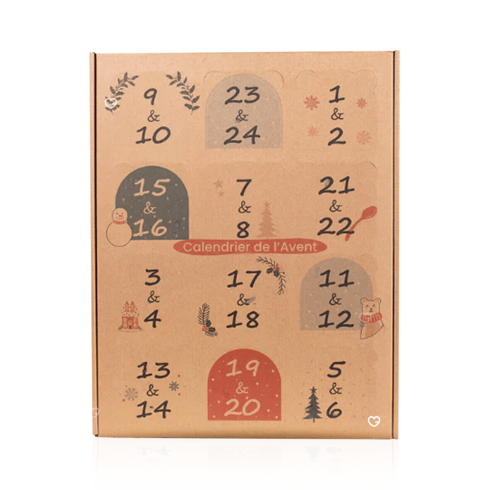 Calendrier de l'avent Pâte à tartiner artisanale