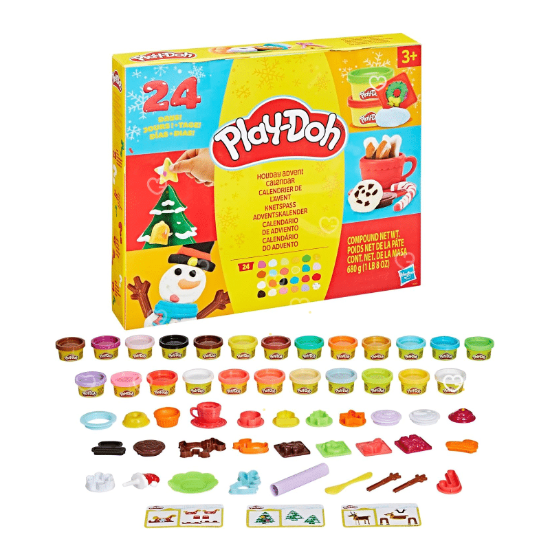 Calendrier de l'avent Play Doh