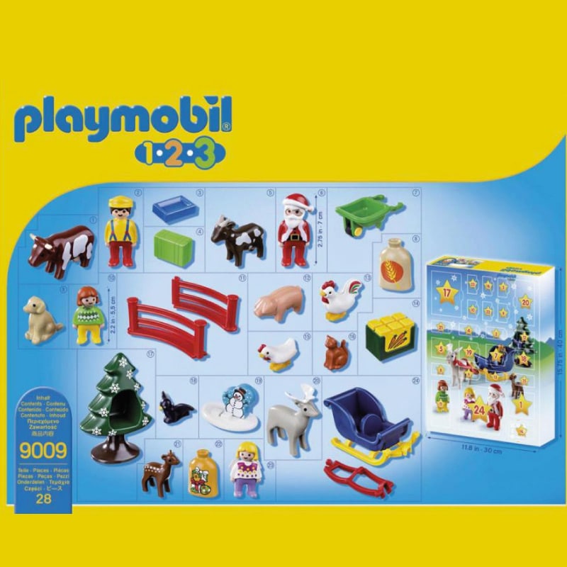 Calendrier de l'avent Playmobil 123 – Noël à la ferme