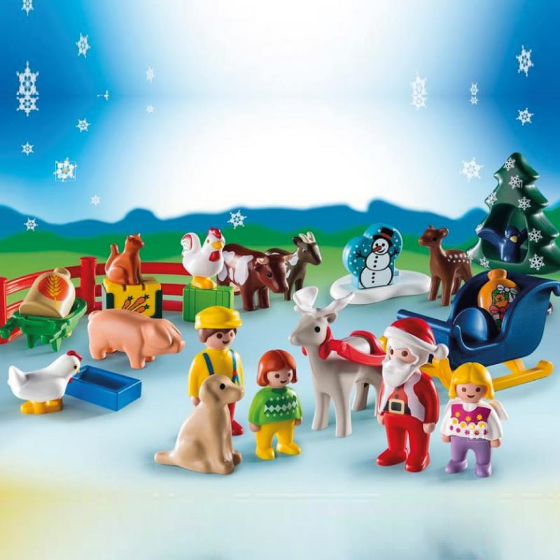 Calendrier de l'avent Playmobil 123 – Noël à la ferme
