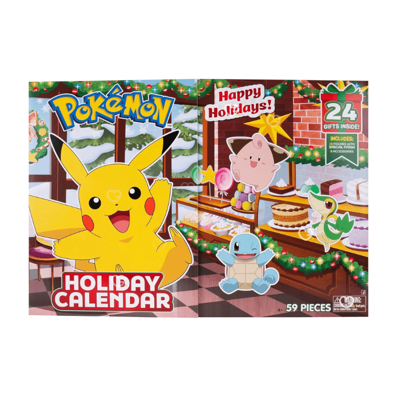 Calendrier de l'avent Pokemon Happy Holidays
