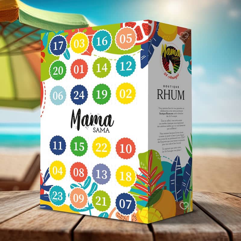 Calendrier de l'avent Rhum Arrangé Mama Sama