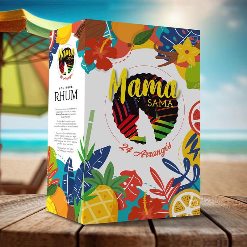 Calendrier de l'avent Rhum Arrangé Mama Sama