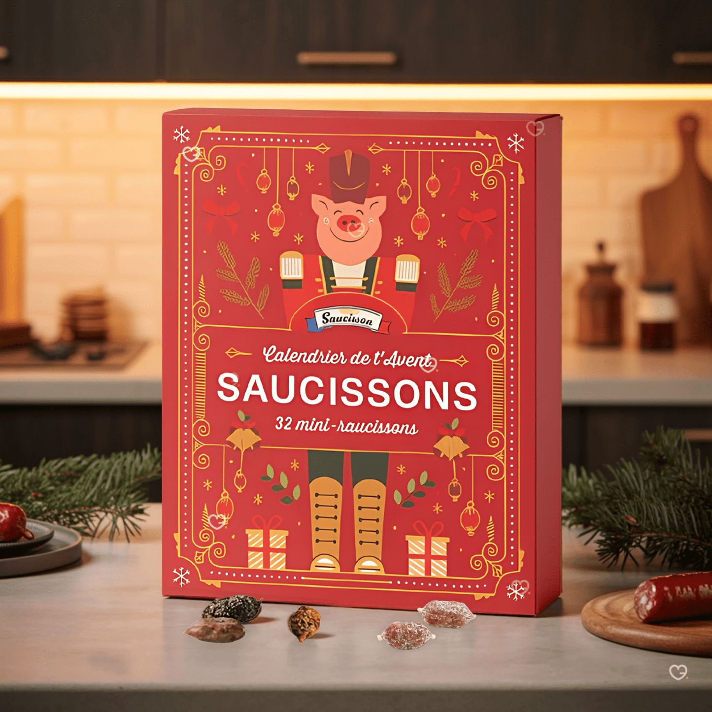Calendrier de l'avent Mini-Saucissons