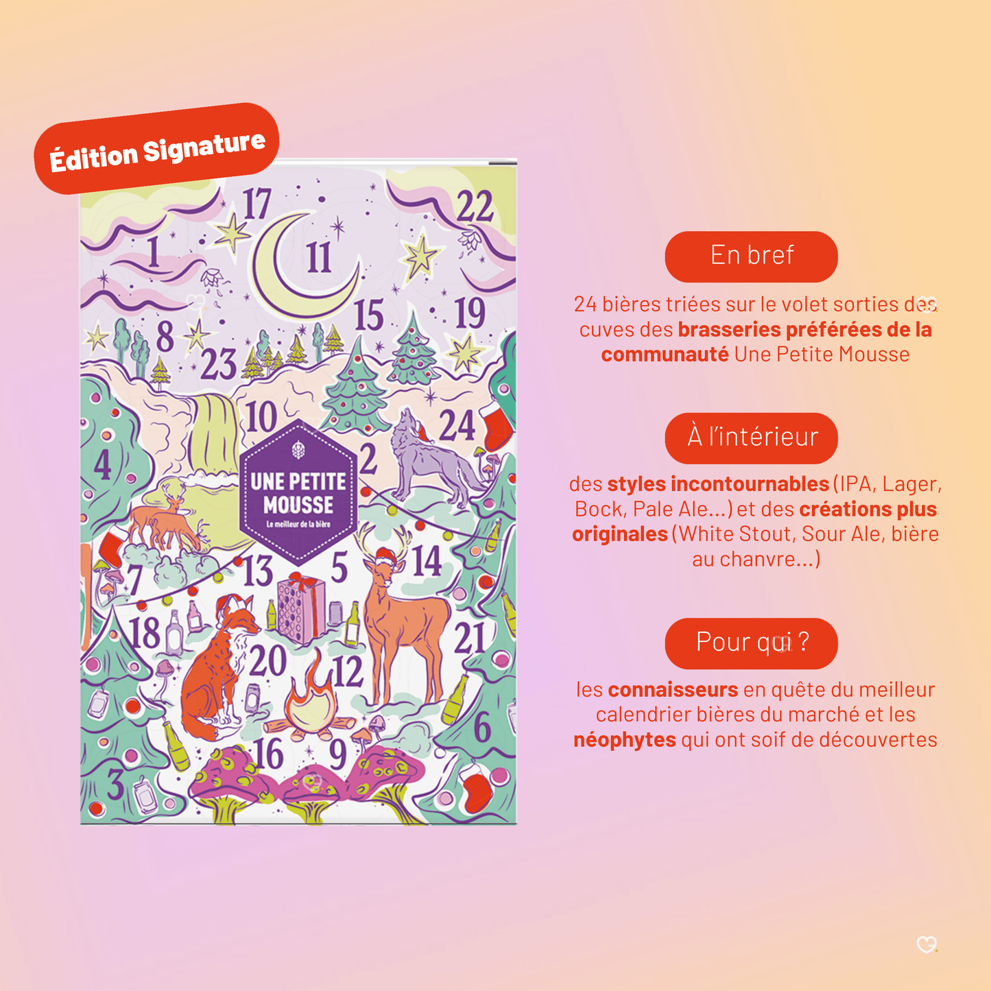 Calendrier de l'avent Une Petite Mousse