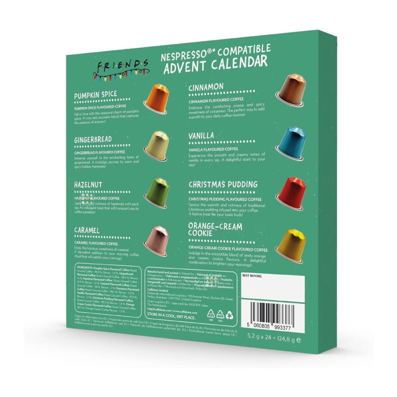 Calendrier de l'avent Capsule Nespresso Friends