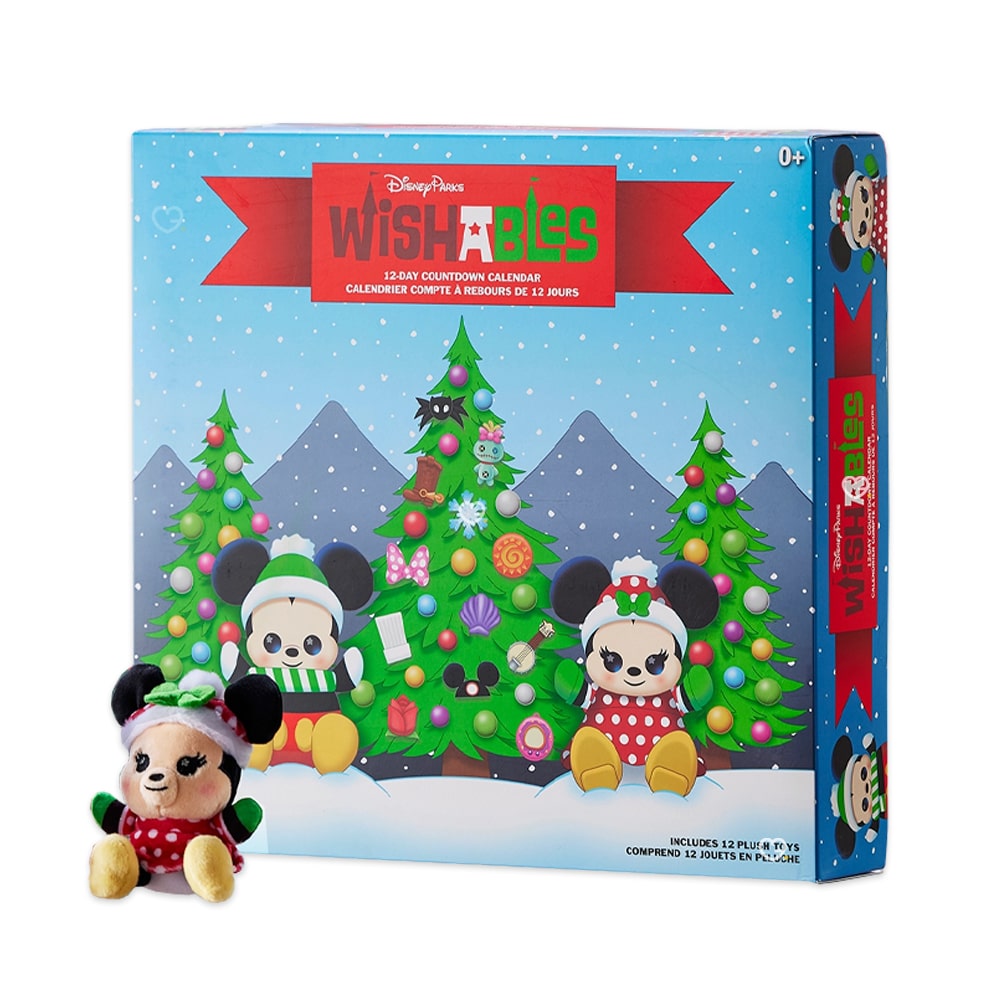Calendrier de l'avent Disney Peluches Parks Wishables
