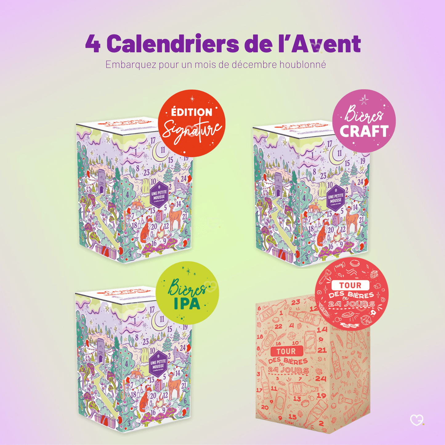 Calendrier de l'avent Une Petite Mousse