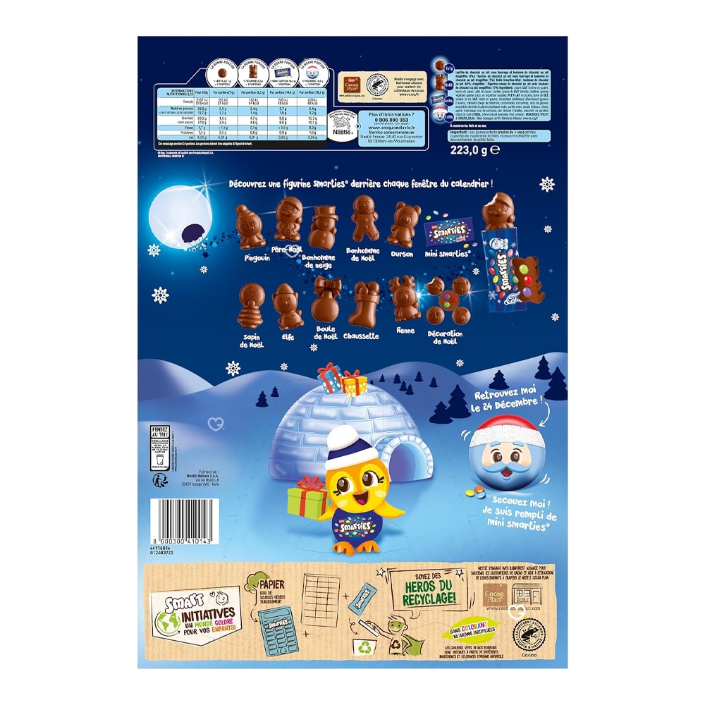 Calendrier de l'avent Smarties