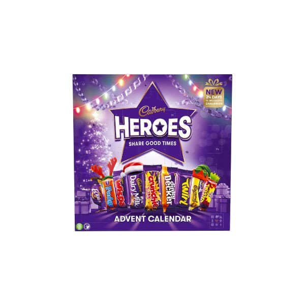 Calendrier de l'avent Cadbury – Heroes