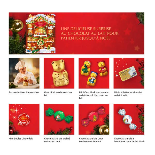 Calendrier de l'avent Lindt Ours