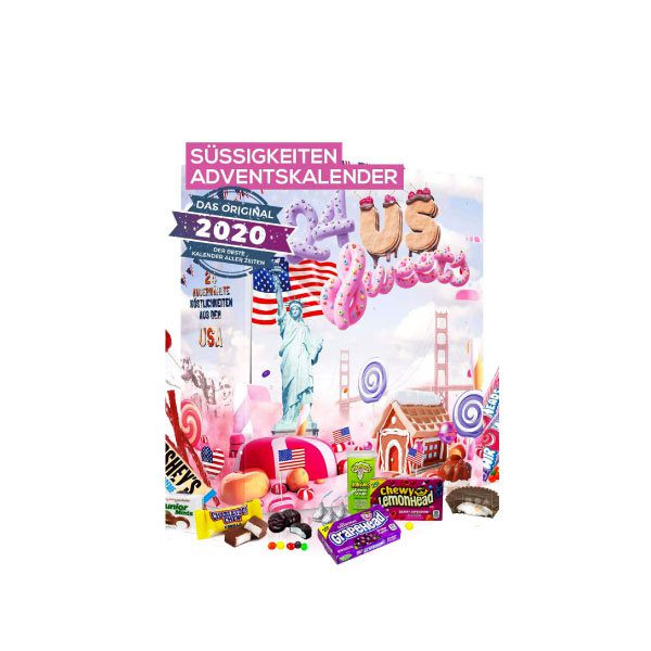 Calendrier de l'avent 24 US Sweets