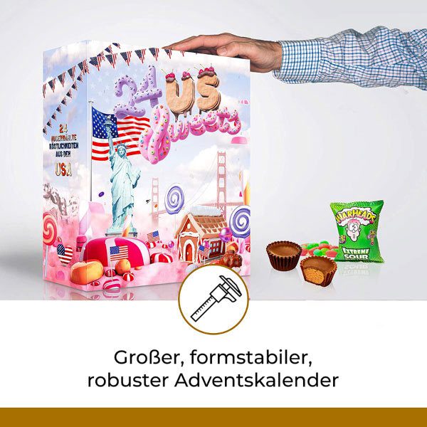 Calendrier de l'avent 24 US Sweets