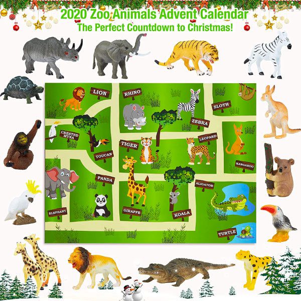 Calendrier de l'avent Animaux du Zoo