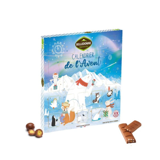Calendrier de l'avent Belledonne &#8211; Chocolat au lait