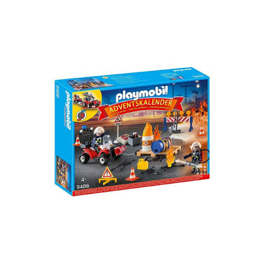 Calendrier de l'avent Playmobil &#8211; Pompier &#038; Chantier