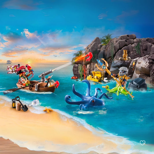 Calendrier de l'avent Playmobil &#8211; Pirates (71636)