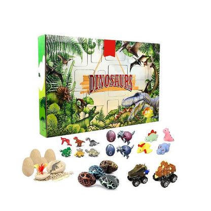 Calendrier de l'avent Dinosaures 6 en 1