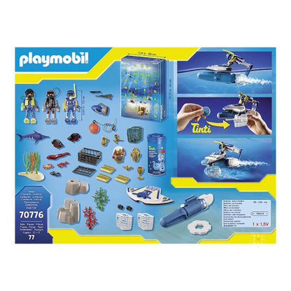 Calendrier de l'avent Playmobil &#8211; Mission Aquatique