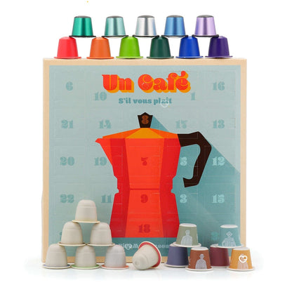 Calendrier de l'avent Cafés Bio pour Nespresso