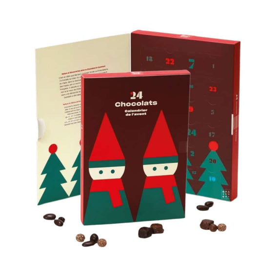 Calendrier de l'avent Chocolats Bio