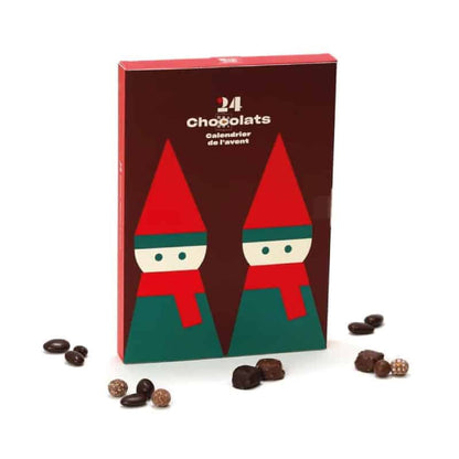 Calendrier de l'avent Chocolats Bio