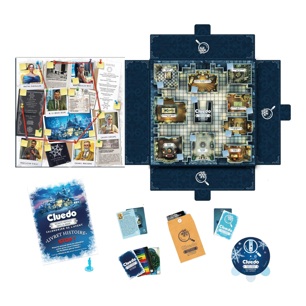 Calendrier de l'avent Cluedo