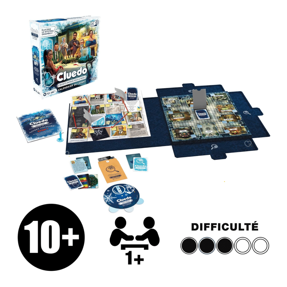 Calendrier de l'avent Cluedo