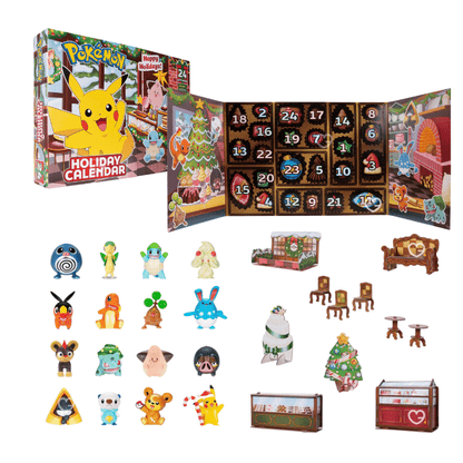 Calendrier de l'avent Pokemon Happy Holidays