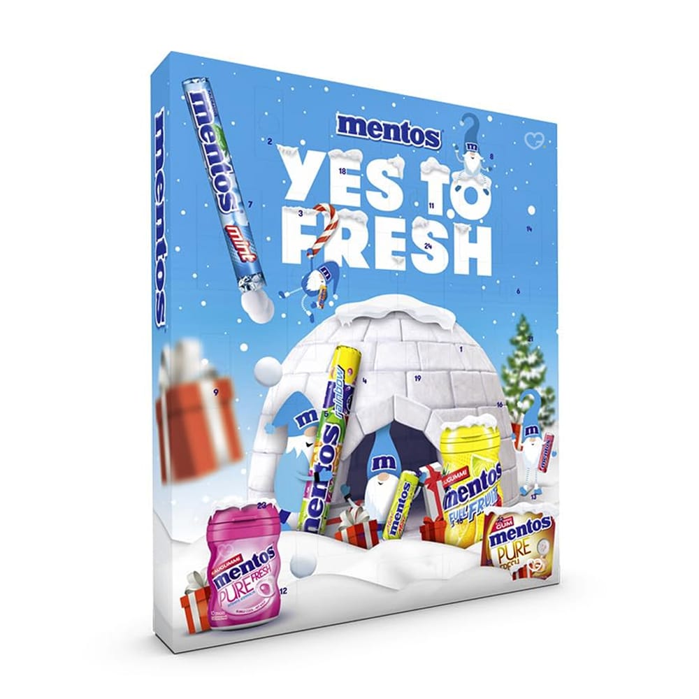 Calendrier de l'avent Mentos