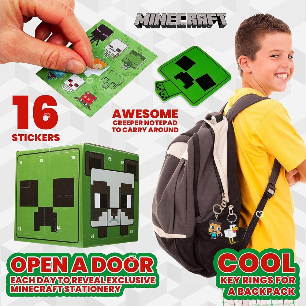 Calendrier de l'avent Minecraft Cube