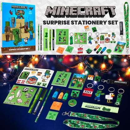 Calendrier de l'avent Minecraft Papeterie