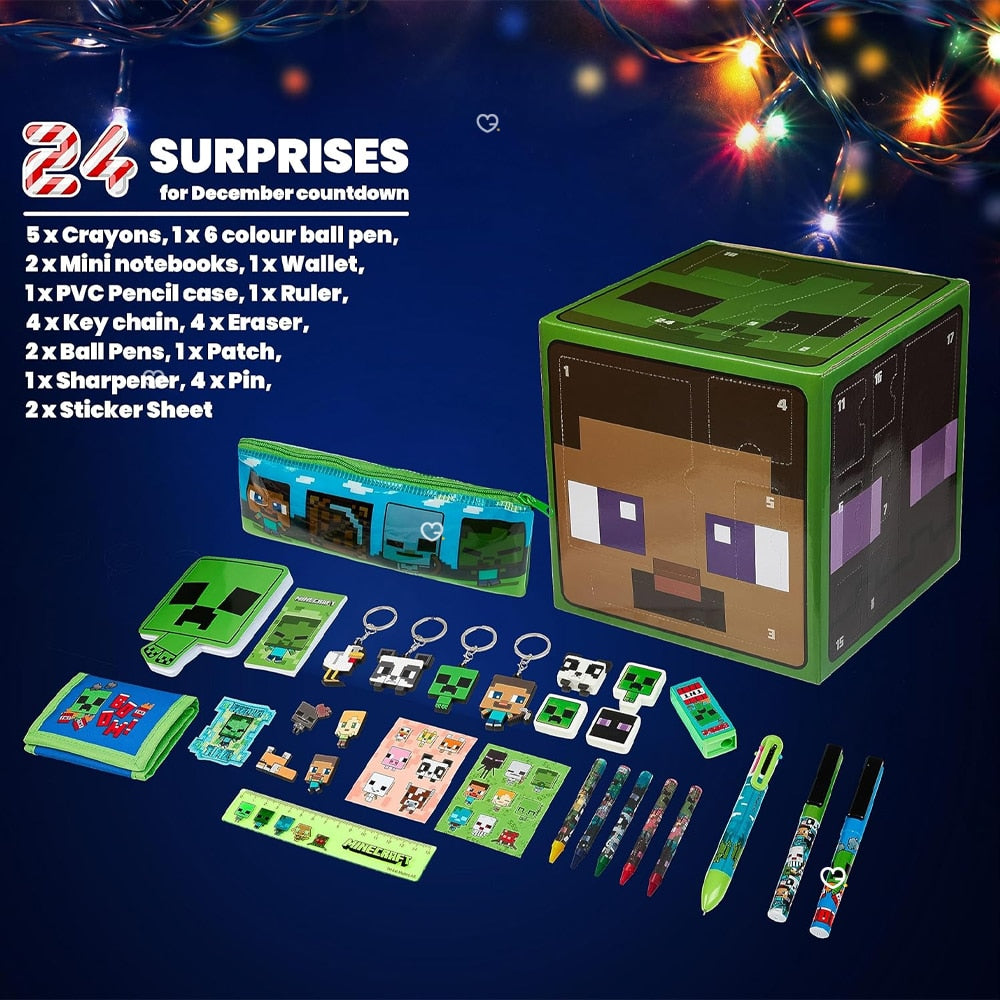 Calendrier de l'avent Minecraft Cube