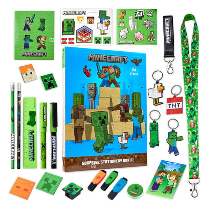 Calendrier de l'avent Minecraft Papeterie