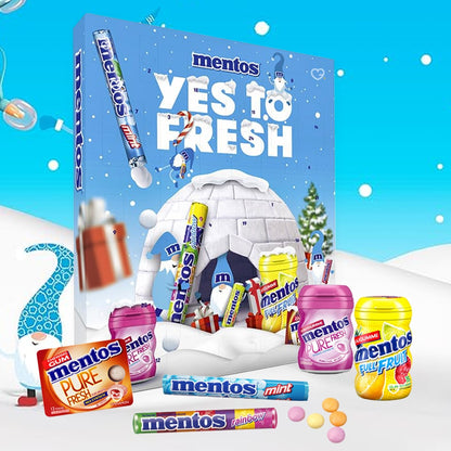 Calendrier de l'avent Mentos