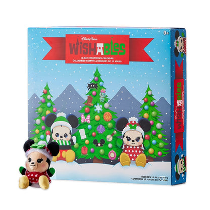 Calendrier de l'avent Disney Peluches Parks Wishables