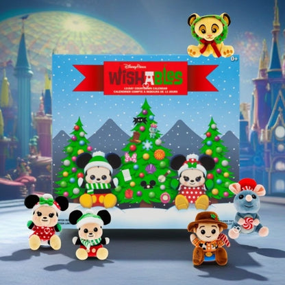Calendrier de l'avent Disney Peluches Parks Wishables