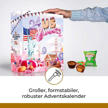 Calendrier de l'avent 24 US Sweets