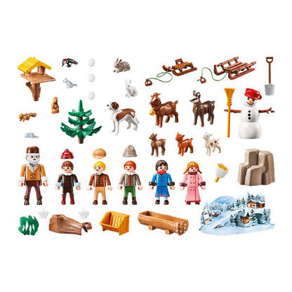 Calendrier de l'avent Playmobil &#8211; Heidi et l&rsquo;Hiver